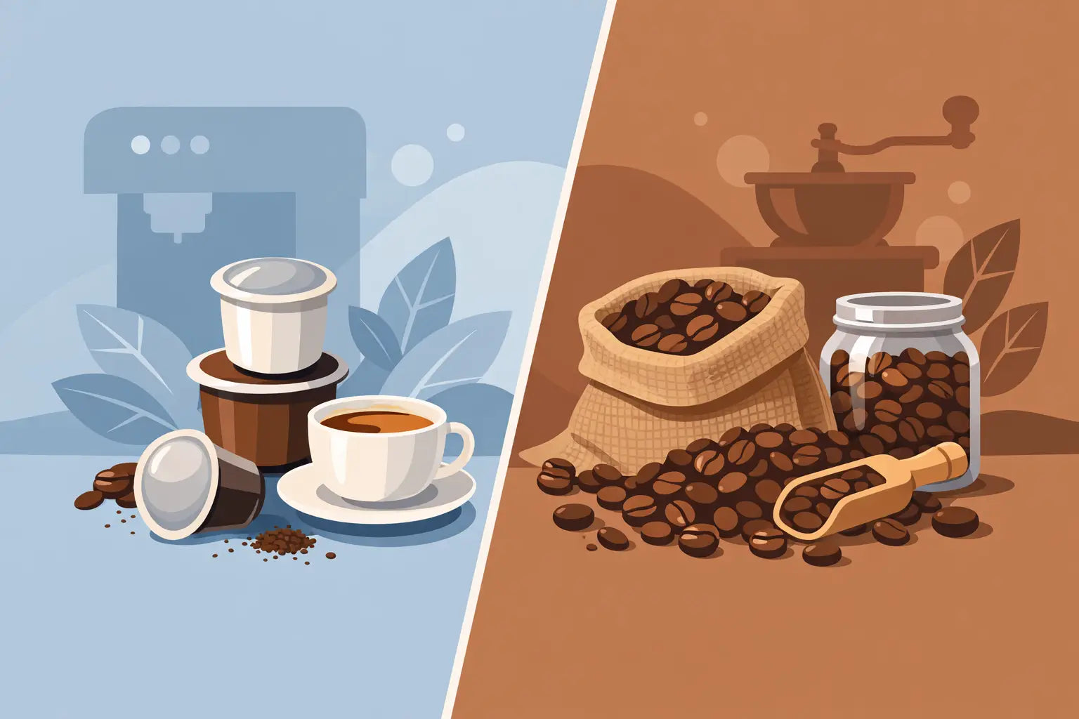 Coffee Pods Versus Whole Beans