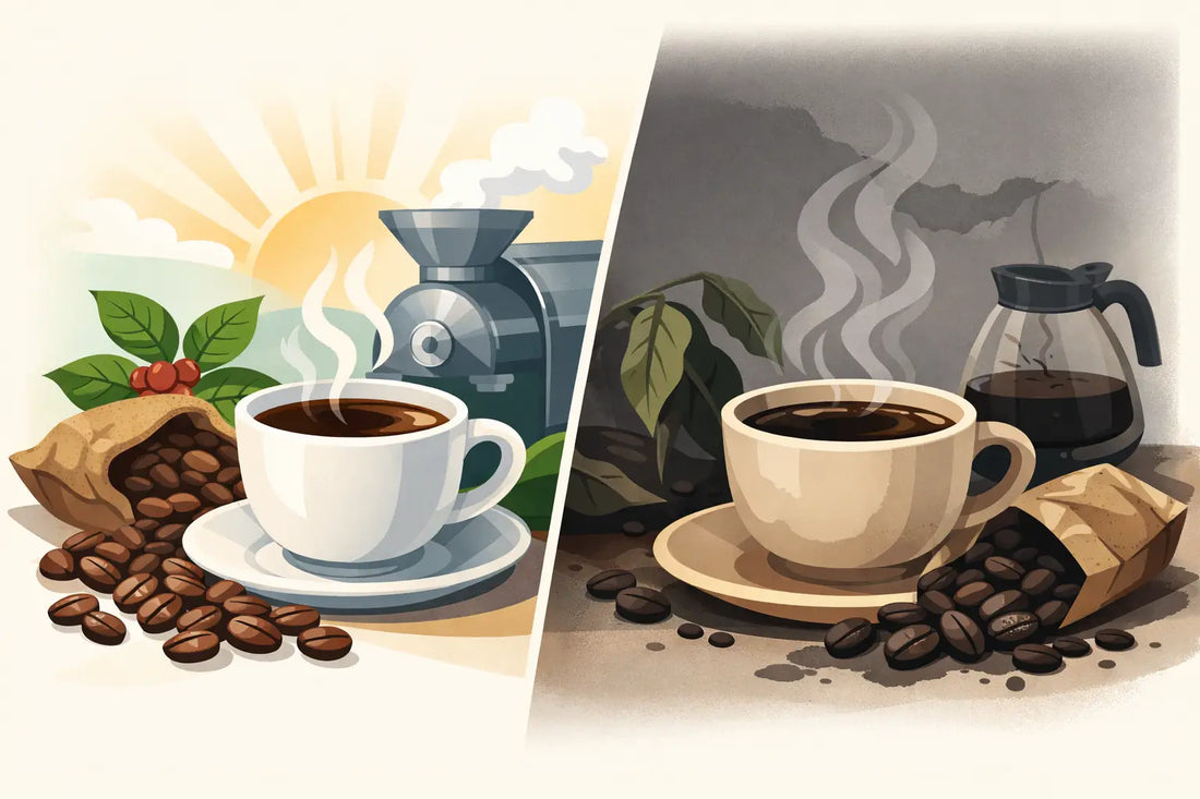 Fresh Roasted Coffee vs Stale Coffee