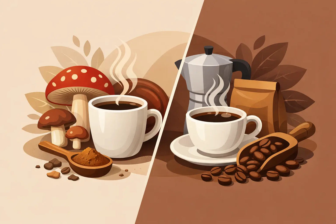 Mushroom Coffee Versus Regular Coffee