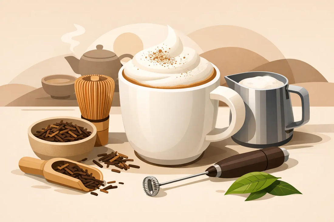 How to Make Hojicha Latte With Café-Quality Foam