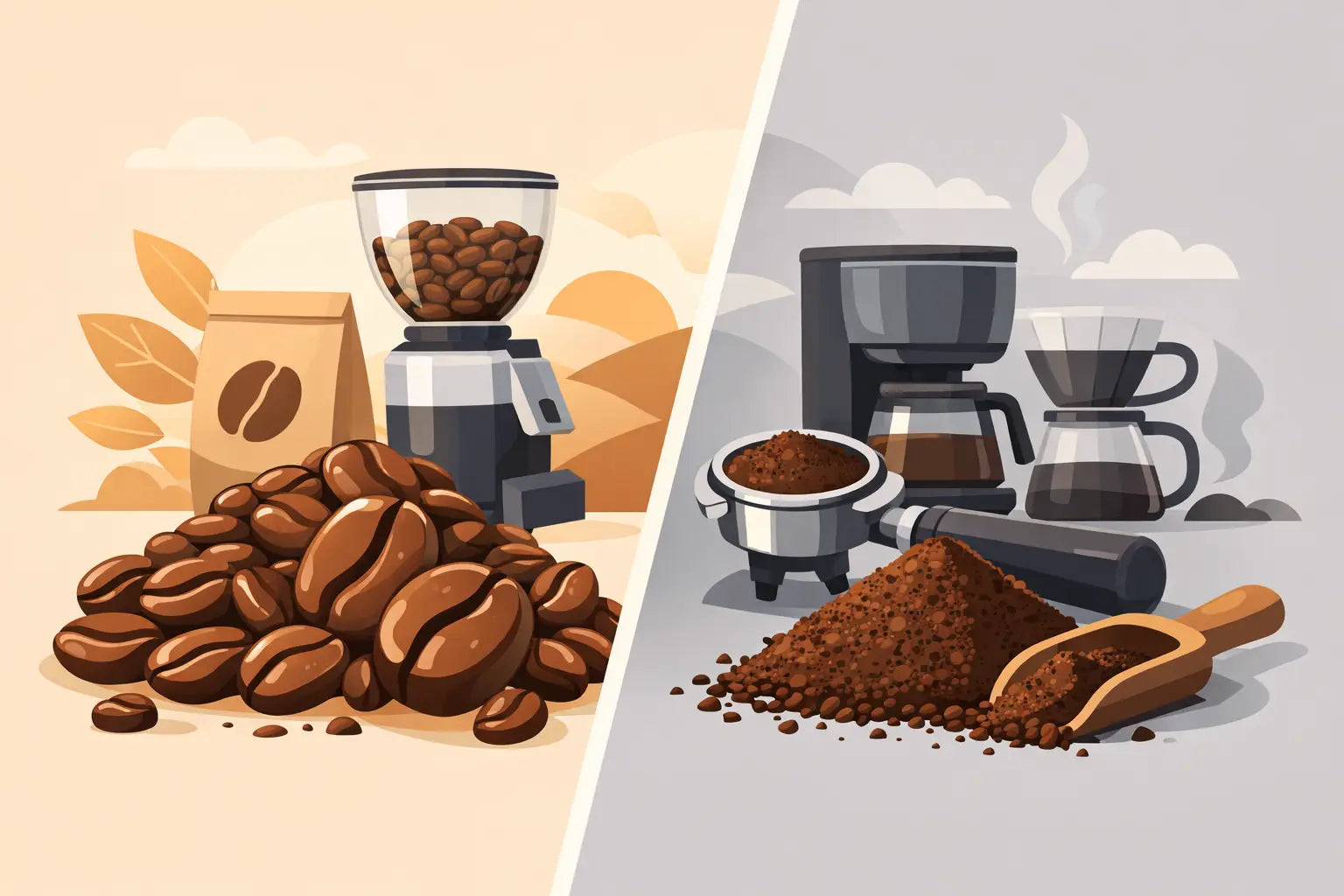 Whole Bean vs Ground Coffee: Which Wins?